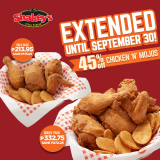 Shakey’s – Get 45% Off on Chicken ‘N’ Mojos Extended