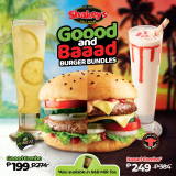 Shakey’s – Goood and Baaad Burger Bundles: As Low As ₱199