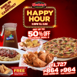 Shakey’s – Happy Hour Promo Now Available for Carry Out at ₱964