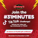 Join the Shakey’s #31Minutes TikTok Challenge