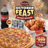 Shakey’s – Get the October Feast for ₱999 (Was ₱2,118)