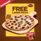 Shakey’s – Super Treat Promo Extended: FREE Large Pizza When You Purchase a SuperCard