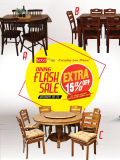 SOGO Home & Office Center – Dining Flash Sale: Get an Extra 15% Off on Dining Sets