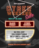 Sole Academy – Cyber Weekend Sale: Get Up to 70% Off