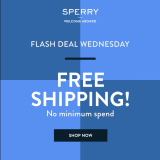 Sperry – Flash Deal Wednesday: Get FREE Shipping Promo