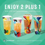 Starbucks – Buy 2 Get 1 Teavana Beverages via GrabFood