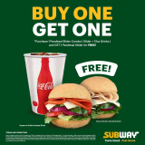 Subway – Buy 1 Get 1 Pandesal Slider Promo