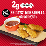 TGIFriday’s 29th Anniversary Promo