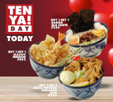 Tenya Day Buy 1 Get 1 Promo