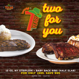 Texas Roadhouse – Two for You 7th Anniversary Promo