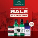 The Body Shop – National Heroes Day Sale: Get Up to 50% Off