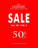 Landmark – Mall Sale: Get Up to 50% Off