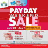 The Metro Stores – Payday Weekend Sale