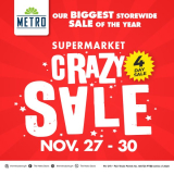 The Metro Stores – Supermarket Crazy Sale: Buy 1, Take 1, Discounts and Special Deals