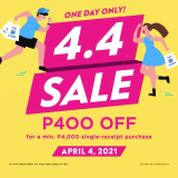 The SM Store – 4.4 Deal: Get ₱400 Off