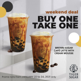 Tiger Sugar – Weekend Deal: Buy 1 Take 1 Brown Sugar Café Latte
