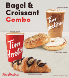 Tim Hortons – Bagel and Croissant Combo