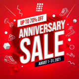 Toby’s Sports – Anniversary Sale: Get Up to 70% Off