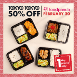Tokyo Tokyo – Get 50% Off on Orders via Foodpanda