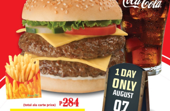 Tropical Hut – Double Burger Anniversary Promo