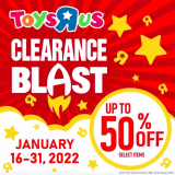 Toys R Us – Clearance Sale: Get Up to 50% Off