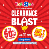 Toys”R”Us – Clearance Blast: Up to 50% Off and Buy 1 Take 1 Deals