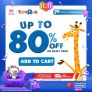 Toys”R”Us – 11.11 Deal: Up to 80% Off on Select Items