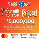 Toys”R”Us – Robinsons Tap to Top Prizes Contest