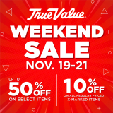 True Value Hardware – Weekend Sale: Get Up to 50% Off