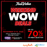 True Value Hardware – Weekend WOW Deals: Get Up to 70% Off at Ayala Trinoma Mall
