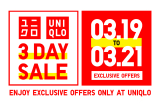 Uniqlo – 3-Day Sale: Exclusive Offers
