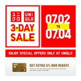 Uniqlo – 3-Day Sale