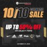 Urban Athletics – 10.10 Sale: Up to 50% Off on Select Items