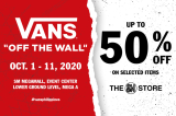Vans – Live Sale at SM Megamall: Get Up to 50% Off