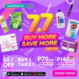 Watsons – 7.7 Buy More and Save More Promo