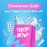 Watsons – Clearance Sale: Buy 1 Take 1 and Up to 50% Off Deals