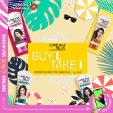 Watsons – Buy 1 Take 1 on Cream Silk Products