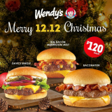 Wendy’s – 12.12 Deal: Premium Burgers for ₱120