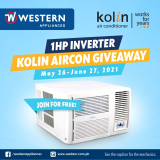 Western Appliances – 1HP Inverter Kolin Aircon Giveaway Contest