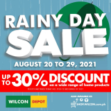 Wilcon Depot – Rainy Day Sale: Get Up to 30% Discount