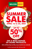 Wilcon Depot – Summer Sale: Get Up to 50% Off