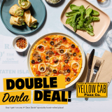 Yellow Cab Pizza – Buy 1 Take 1 on Dear Darla Pizzas