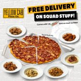Yellow Cab Pizza – FREE Delivery on Squad Stuff