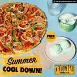 Yellow Cab Pizza – Get FREE Ice Cream for Select Pizza Purchase