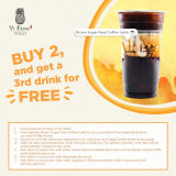 Yi Fang Taiwan Fruit Tea – Buy Any 2 Large Drinks, Get 1 FREE Brown Sugar Pearl Coffee Latte