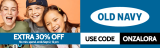 Zalora – Old Navy Brand Launch, Get an Extra 30% Off Using Coupon Code