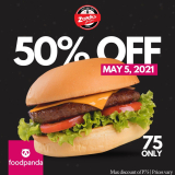 Zark’s Burgers – Get 50% Off on Burgers via Foodpanda