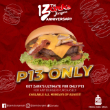 Zark’s Burgers – Ultimate Burger For P13 Anniversary Promo